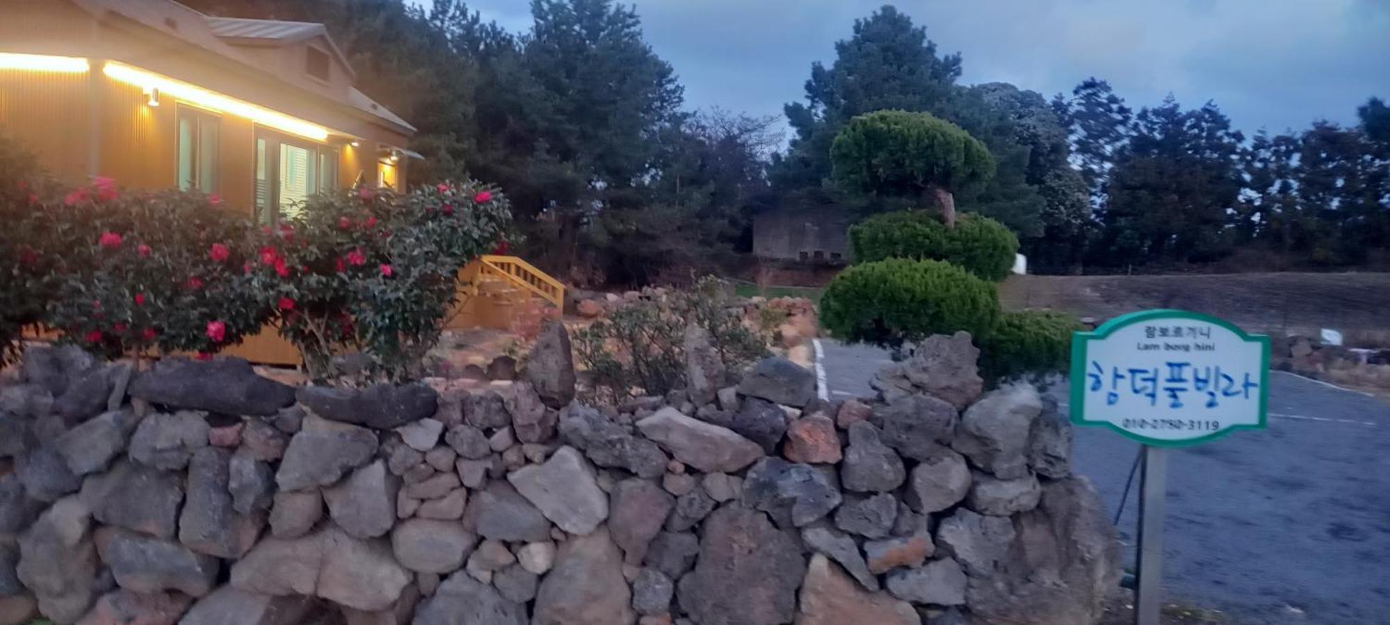 Hamdeok Pool Villa Pension Чеджу Екстериор снимка